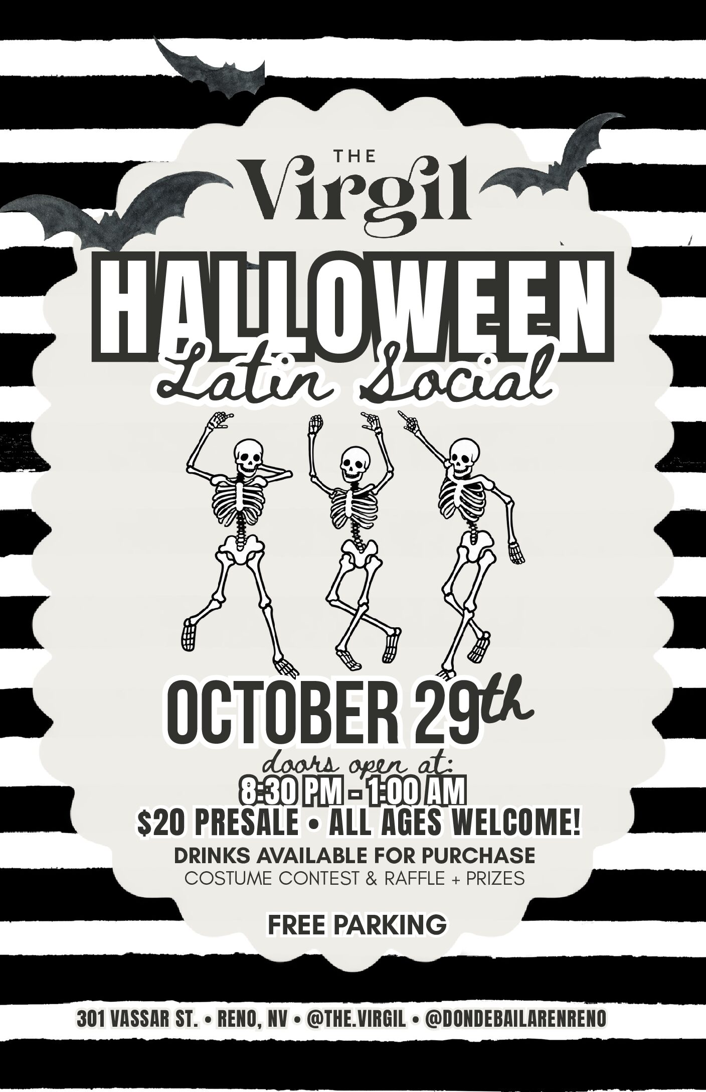 Halloween Latin Social @ The Virgil